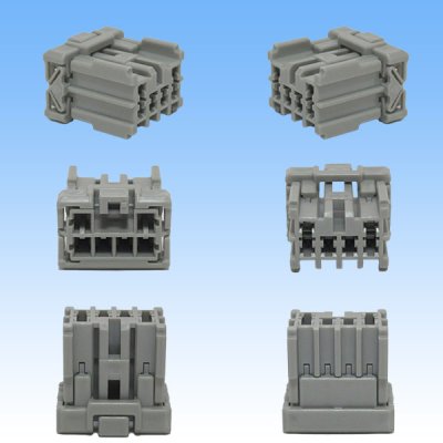 Photo3: [Sumitomo Wiring Systems] 090-type HD non-waterproof 6-pole coupler & terminal set