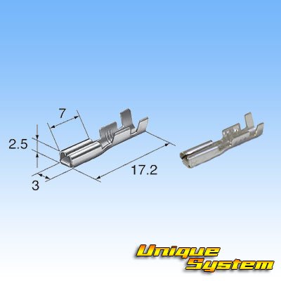 Photo3: [Sumitomo Wiring Systems] 090-type HD non-waterproof 8-pole female-coupler & terminal set