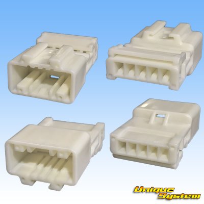 Photo2: [Sumitomo Wiring Systems] 090-type HE non-waterproof 5-pole coupler & terminal set