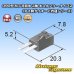 Photo2: [Sumitomo Wiring Systems] 090-type MT non-waterproof 2-pole male-coupler type-2 (male-side diode built-in series) (2)