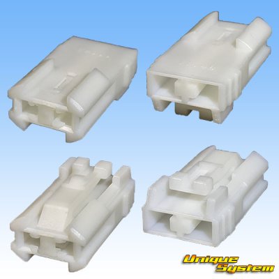 Photo2: [Sumitomo Wiring Systems] 090-type TS non-waterproof 2-pole female-coupler type-1
