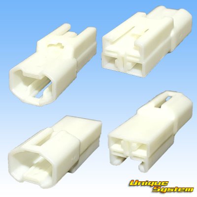 Photo2: [Sumitomo Wiring Systems] 090-type TS non-waterproof 2-pole coupler & terminal set type-1