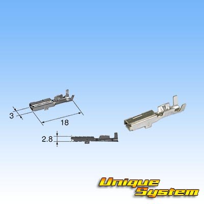 Photo3: [Sumitomo Wiring Systems] 090-type TS non-waterproof 12-pole female-coupler & terminal set