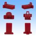Photo2: [Sumitomo Wiring Systems] 110-type MTW non-waterproof 2-pole female-coupler (red) (2)