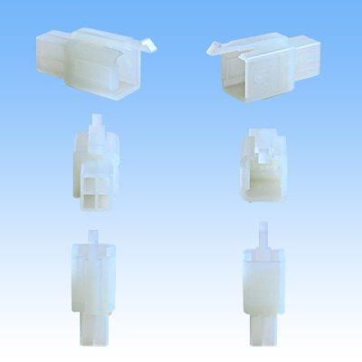 Photo2: [Sumitomo Wiring Systems] 110-type MTW non-waterproof 4-pole male-coupler