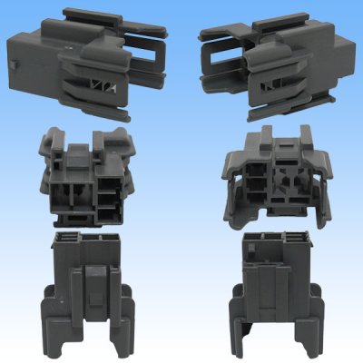 Photo2: [Sumitomo Wiring Systems] 187 + 250-type non-waterproof micro ISO relay connector coupler