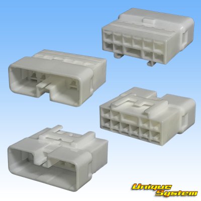 Photo2: [Sumitomo Wiring Systems] 187-type TS non-waterproof 10-pole male-coupler