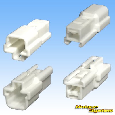 Photo2: [Sumitomo Wiring Systems] 187-type TS non-waterproof 1-pole male-coupler