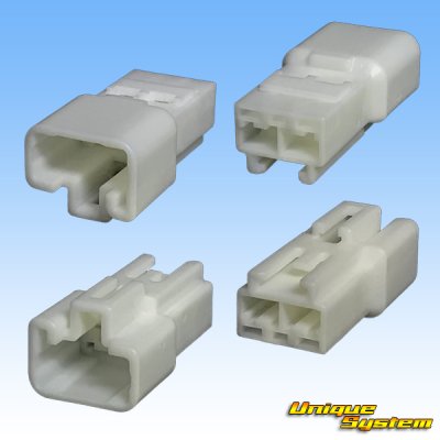Photo2: [Sumitomo Wiring Systems] 187-type TS non-waterproof 2-pole male-coupler type-1