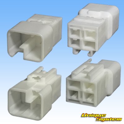 Photo2: [Sumitomo Wiring Systems] 187-type TS non-waterproof 3-pole male-coupler
