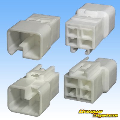 Photo2: [Sumitomo Wiring Systems] 187-type TS non-waterproof 3-pole coupler & terminal set