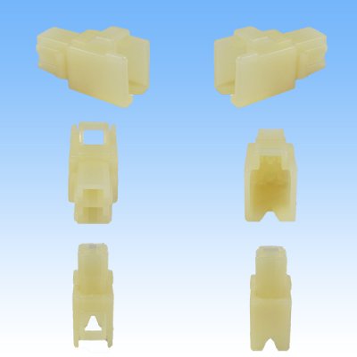 Photo2: [Sumitomo Wiring Systems] 250-type ETN non-waterproof 2-pole coupler & terminal set type-1