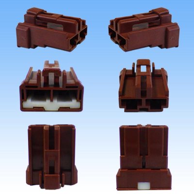 Photo3: [Sumitomo Wiring Systems] 250-type HD non-waterproof 2-pole coupler & terminal set