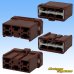 Photo4: [Sumitomo Wiring Systems] 250-type HD non-waterproof 5-pole coupler & terminal set