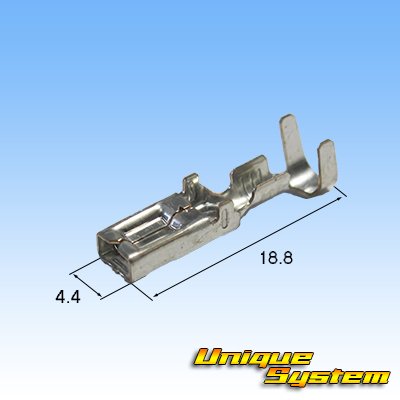 Photo3: [Sumitomo Wiring Systems] HB3 waterproof female-coupler 2-pole (black) & terminal set