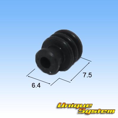 Photo4: [Sumitomo Wiring Systems] HB3 waterproof female-coupler 2-pole (black) & terminal set