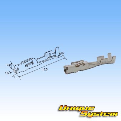 Photo4: [TE Connectivity] AMP 025-type I non-waterproof 12-pole female-coupler & terminal set (black) short-type