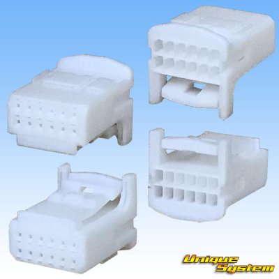 Photo2: [TE Connectivity] AMP 025-type I non-waterproof 12-pole female-coupler & terminal set