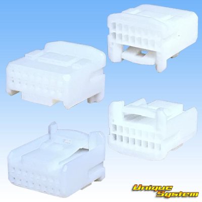 Photo2: [TE Connectivity] AMP 025-type I non-waterproof 16-pole female-coupler & terminal set