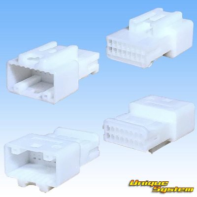 Photo2: [TE Connectivity] AMP 025-type I non-waterproof 16-pole male-coupler & terminal set