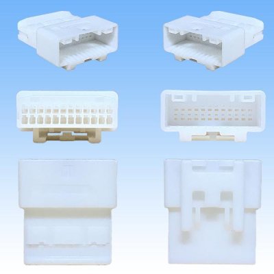 Photo3: [TE Connectivity] AMP 025-type I non-waterproof 24-pole male-coupler & terminal set