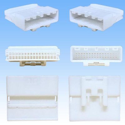 Photo3: [TE Connectivity] AMP 025-type I non-waterproof 32-pole male-coupler