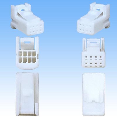 Photo3: [TE Connectivity] AMP 025-type I non-waterproof 8-pole female-coupler & terminal set