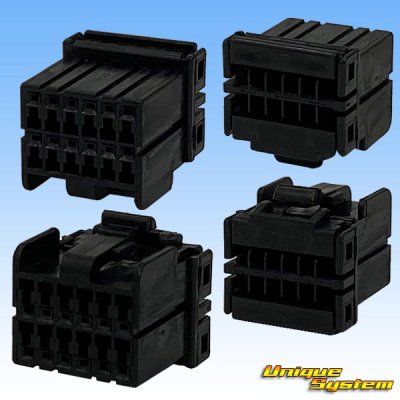 Photo2: [TE Connectivity] AMP 040-type multi-lock-connector non-waterproof 12-pole female-coupler