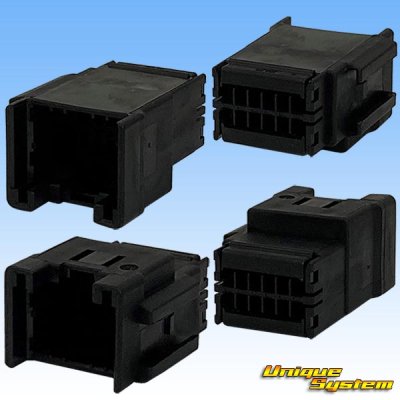 Photo2: [TE Connectivity] AMP 040-type multi-lock-connector non-waterproof 12-pole male-coupler