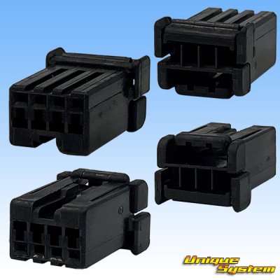 Photo2: [TE Connectivity] AMP 040-type multi-lock-connector non-waterproof 4-pole female-coupler & terminal set