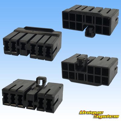 Photo2: [TE Connectivity] AMP 120-type Multi-Interlock Mark II non-waterproof 11-pole female-coupler (black)