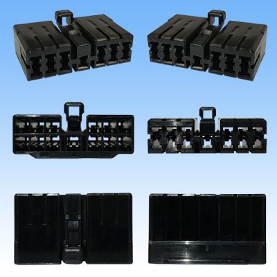 Photo3: [TE Connectivity] AMP 120-type Multi-Interlock Mark II non-waterproof 13-pole female-coupler & terminal set (black)