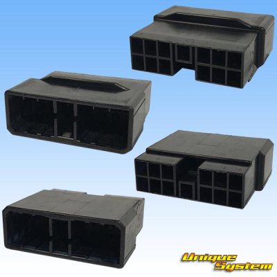 Photo2: [TE Connectivity] AMP 120-type Multi-Interlock Mark II non-waterproof 13-pole male-coupler & terminal set (black)