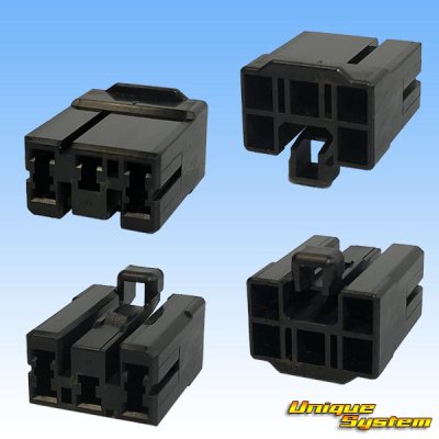 Photo2: [TE Connectivity] AMP 120-type Multi-Interlock Mark II non-waterproof 5-pole female-coupler & terminal set (black)