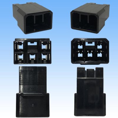 Photo3: [TE Connectivity] AMP 120-type Multi-Interlock Mark II non-waterproof 5-pole male-coupler (black)