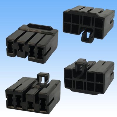 Photo2: [TE Connectivity] AMP 120-type Multi-Interlock Mark II non-waterproof 7-pole female-coupler (black)