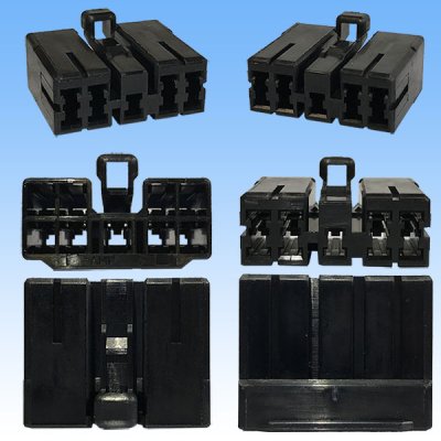Photo3: [TE Connectivity] AMP 120-type Multi-Interlock Mark II non-waterproof 9-pole female-coupler & terminal set (black)