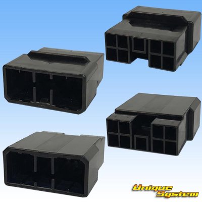 Photo2: [TE Connectivity] AMP 120-type Multi-Interlock Mark II non-waterproof 9-pole male-coupler & terminal set (black)