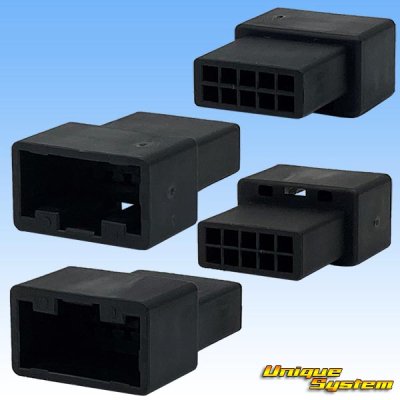 Photo2: 060-type non-waterproof 10-pole male-coupler & terminal set (male-coupler non-Tokai Rika)