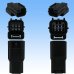 Photo3: [Yazaki Corporation] 025-type HS waterproof 6-pole male-coupler & terminal set (black)