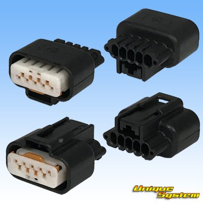 Photo2: [Mitsubishi Cable] (current [Furukawa Electric]) 025-type HU waterproof 5-pole female-coupler & terminal set