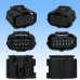 Photo3: [Sumitomo Wiring Systems] 025-type TS waterproof 12-pole female-coupler type-1 (black) (3)