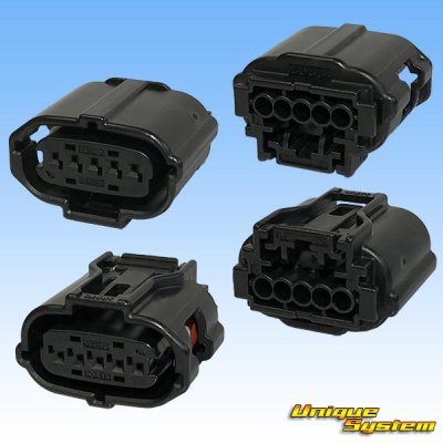 Photo2: [Sumitomo Wiring Systems] 025-type TS waterproof 5-pole female-coupler