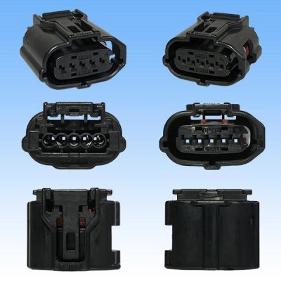 Photo3: [Sumitomo Wiring Systems] 025-type TS waterproof 5-pole female-coupler