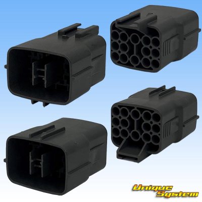 Photo2: [Sumitomo Wiring Systems] 060-type SL waterproof 14-pole male-coupler & terminal set