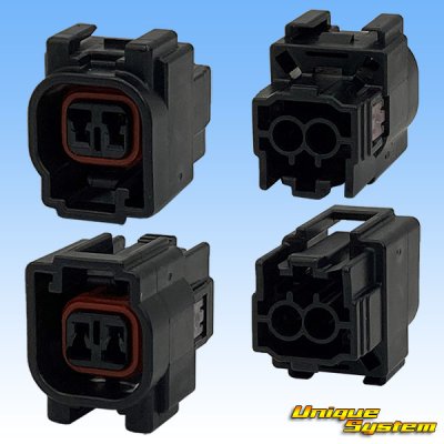 Photo2: [Sumitomo Wiring Systems] 060-type SL waterproof 2-pole female-coupler