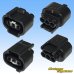 Photo2: [Yazaki Corporation] 090-type II series waterproof 3-pole female-coupler type-2 (2)