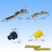 Photo4: [Sumitomo Wiring Systems] 090-type 62 series type-E waterproof 3-pole coupler & terminal set with retainer (P6) (male-side / not made by Sumitomo) (4)