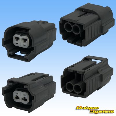 Photo2: [Sumitomo Wiring Systems] 090-type DL waterproof 2-pole female-coupler type-2