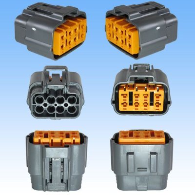 Photo3: [Sumitomo Wiring Systems] 090-type DL waterproof 8-pole coupler & terminal set type-1